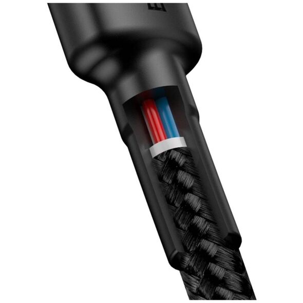 USB-C PD Baseus Cable Cafule PD 2.0 QC 3.0 60W 1m (black and red) 6953156285217