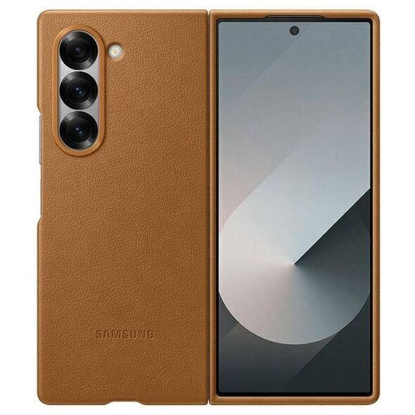 Original Case SAMSUNG GALAXY Z FOLD 6 ECO-Leather Case (EF-VF956PAEGWW) brown 8806095611945
