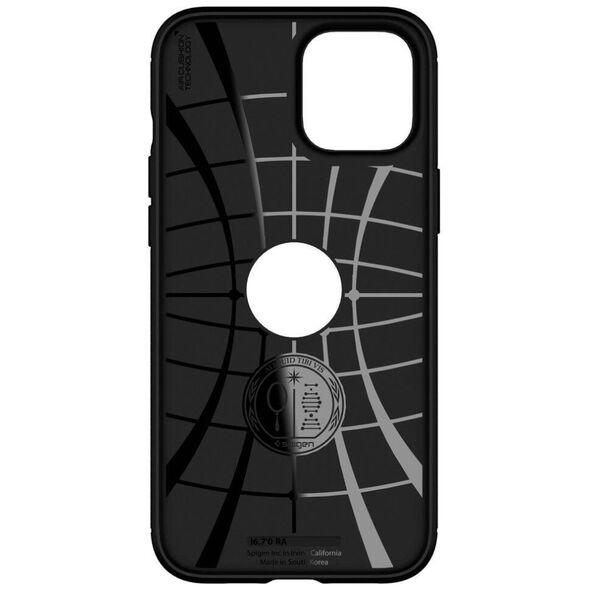 Case IPHONE 12 / 12 PRO Spigen Rugged Armor Matte black 8809710756489