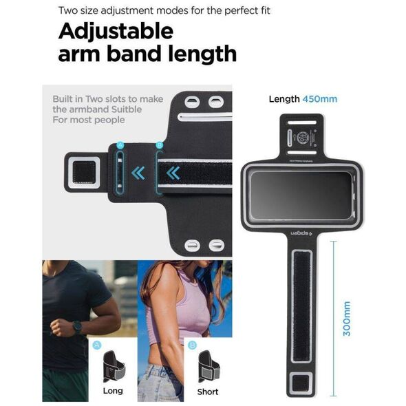 Case Spigen A703 Dyanmic Shield ArmBand black 8809971220767