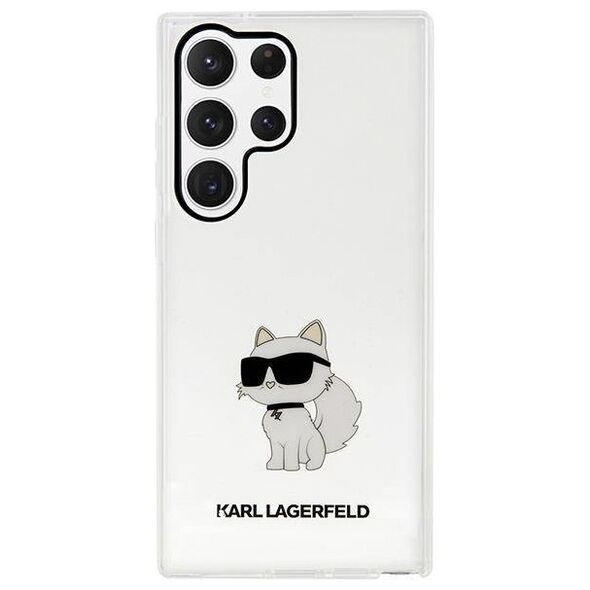 Original Case SAMSUNG GALAXY S23 ULTRA Karl Lagerfeld Hardcase Ikonik Choupette (KLHCS23LHNCHTCT) transparent 3666339117726