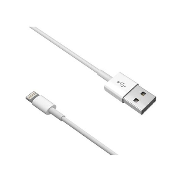 Devia cable Smart EC080 USB - Lightning 1,0 m 2,1A white 6952897986650