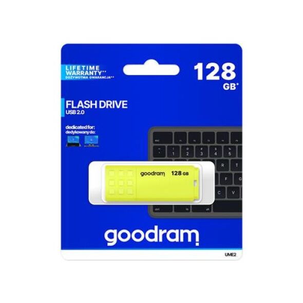 GoodRam pendrive 16GB UME2 USB 2.0 yellow 5908267935668