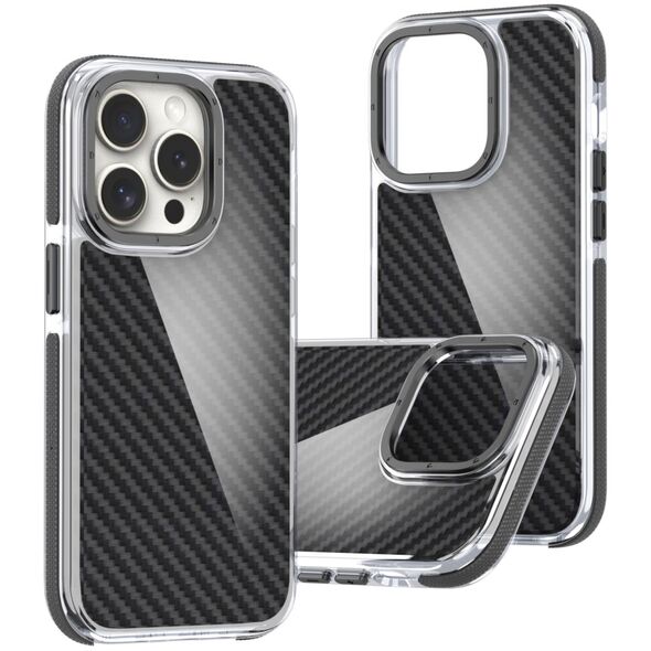 Acrylic Carbon case for iPhone 13 Pro 6,1&quot; czarna 5907457763418