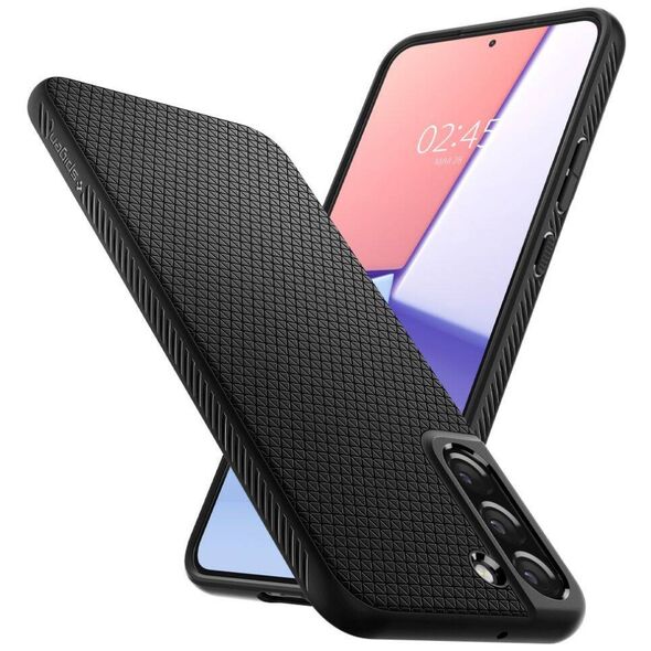 Case SAMSUNG GALAXY S22 Spigen Liquid Air Matte black 8809811856040