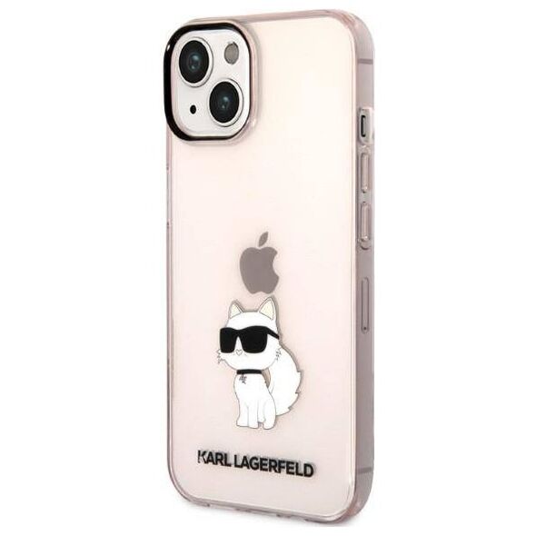 Original Case IPHONE 14 PLUS Karl Lagerfeld Hardcase Ikonik Choupette (KLHCP14MHNCHTCP) pink 3666339087173