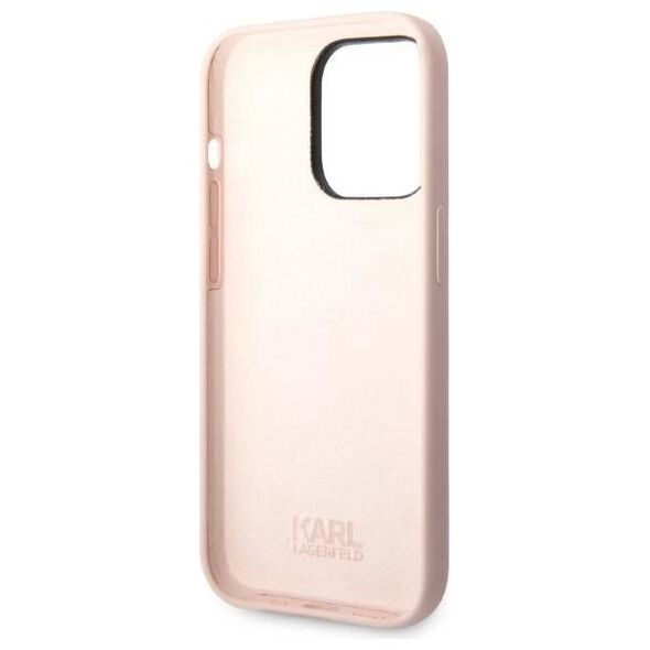Case IPHONE 14 PRO MAX Karl Lagerfeld Hardcase Silicone Choupette (KLHCP14XSNCHBCP) pink 3666339086718