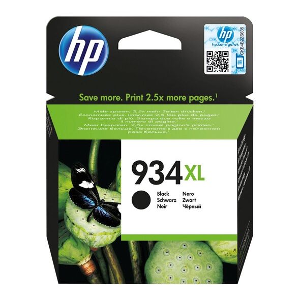 HP Μελάνι Inkjet No.934XL Black (C2P23AE) (HPC2P23AE) έως 12 άτοκες Δόσεις
