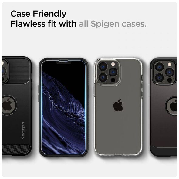 Tempered Glass IPHONE 13 / 13 PRO Spigen Glas.tr "EZ Fit" 2-Pack 8809811851229