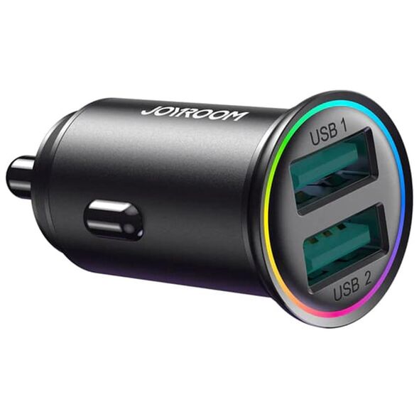 JoyRoom Auto Charger 2x USB, 24W - JoyRoom (JR-CCN03) - Black 6941237101495 έως 12 άτοκες Δόσεις