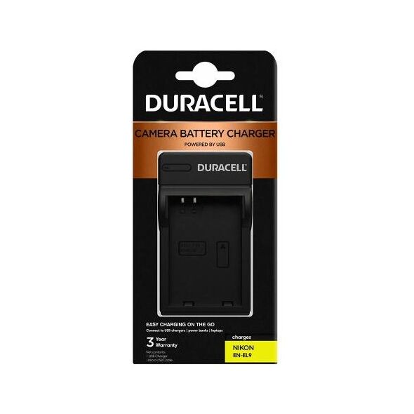 Φορτιστής Μπαταριών Κάμερας Duracell DRN5925 για Nikon EN-EL9 5055190186008 5055190186008 έως και 12 άτοκες δόσεις