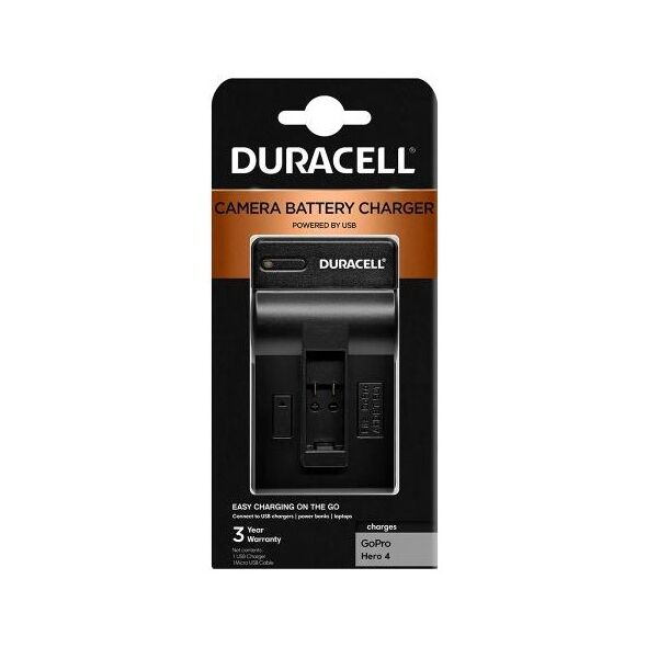 Φορτιστής Μπαταριών Κάμερας Duracell DRG5945 για GoPro Hero4 5055190188293 5055190188293 έως και 12 άτοκες δόσεις