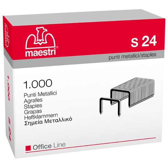 Roma Maestri Συρραπτικά Σύρματα Bαρέος Tύπου S-24 1000τμχ (1005420) (ROM1005420) έως 12 άτοκες Δόσεις