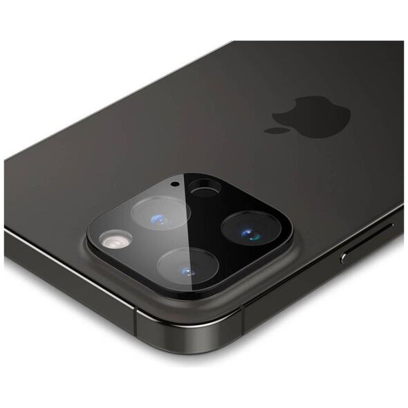 Camera Cover IPHONE 14 PRO / 14 PRO MAX Spigen Optik.TR Camera Protector 2-Pack black 8809811866995