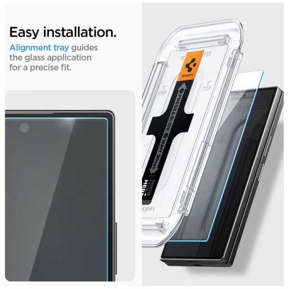 Tempered Glass SAMSUNG GALAXY Z FOLD 6 Spigen Glas.tr "EZ Fit" 2-Pack Clear 8809971229074