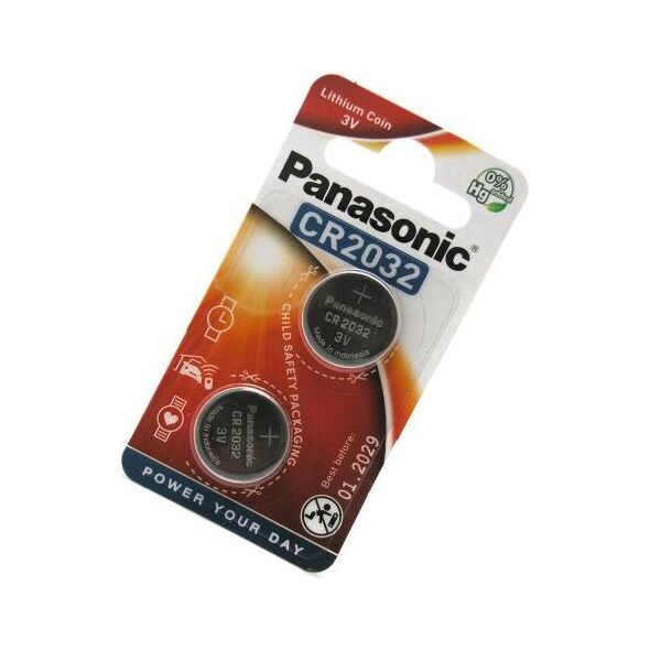Lithium Button Cells Panasonic CR2032 (2 τεμ) 5025232060689 5025232060689 έως και 12 άτοκες δόσεις