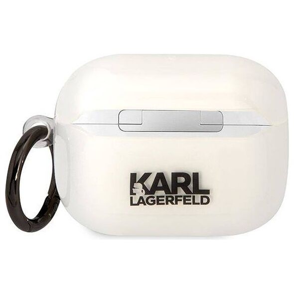 Original Case APPLE AIRPODS PRO Karl Lagerfeld Karl`s Head (KLAPHNIKTCT) transparent 3666339087999