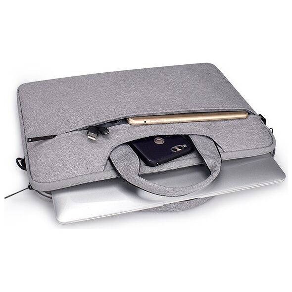 Devia MacBook handbag Justyle 15,4'' grey 6938595348532