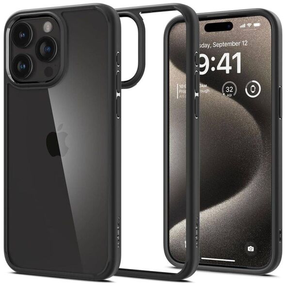 Case APPLE IPHONE 15 PRO MAX Spigen Ultra Hybrid Matte black 8809896749190