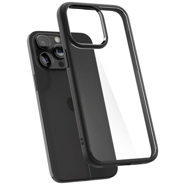 Case APPLE IPHONE 15 PRO MAX Spigen Ultra Hybrid Matte black 8809896749190
