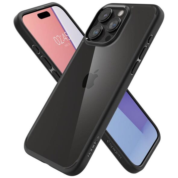 Case APPLE IPHONE 15 PRO MAX Spigen Ultra Hybrid Matte black 8809896749190