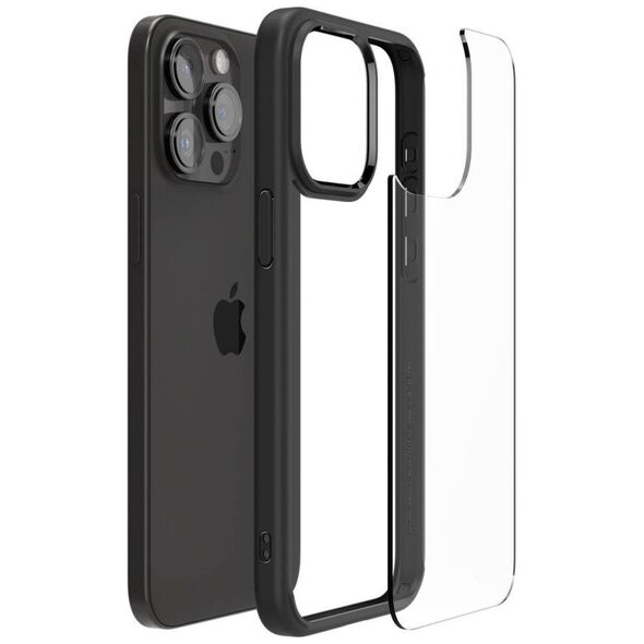 Case APPLE IPHONE 15 PRO MAX Spigen Ultra Hybrid Matte black 8809896749190