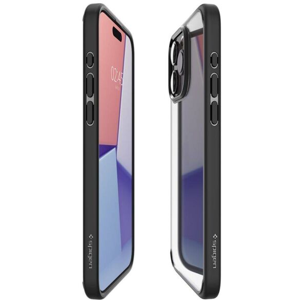 Case APPLE IPHONE 15 PRO MAX Spigen Ultra Hybrid Matte black 8809896749190