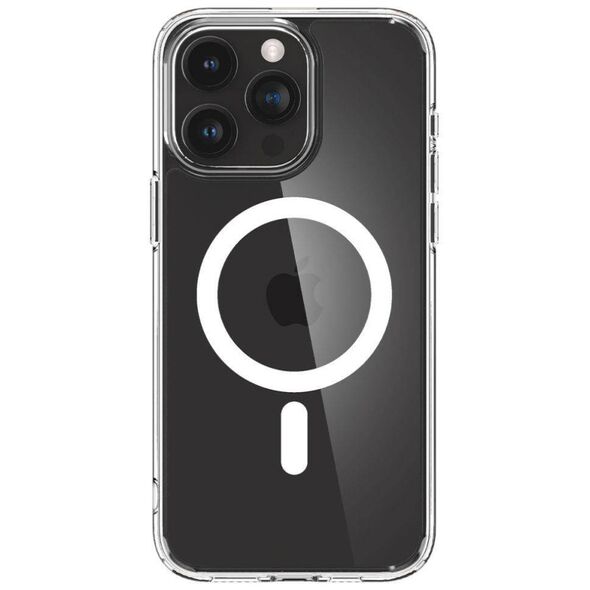 Case APPLE IPHONE 15 PRO MAX Spigen Ultra Hybrid Mag MagSafe White transparent 8809896749251