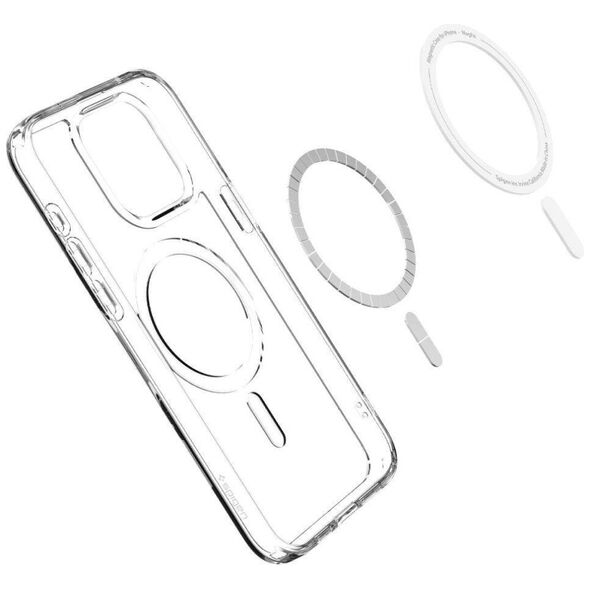 Case APPLE IPHONE 15 PRO MAX Spigen Ultra Hybrid Mag MagSafe White transparent 8809896749251