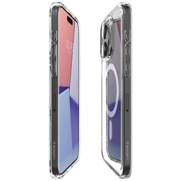 Case APPLE IPHONE 15 PRO MAX Spigen Ultra Hybrid Mag MagSafe White transparent 8809896749251