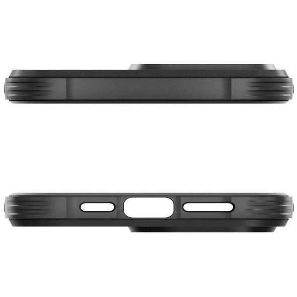 Case APPLE IPHONE 15 PRO MAX Spigen Rugged Armor MagSafe Matte black 8809896749107