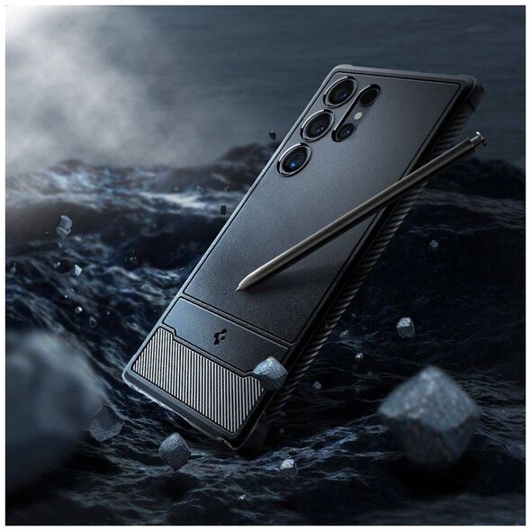 Case SAMSUNG GALAXY S24 ULTRA Spigen Rugged Armor Matte black 8809971221719