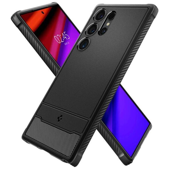 Case SAMSUNG GALAXY S24 ULTRA Spigen Rugged Armor Matte black 8809971221719