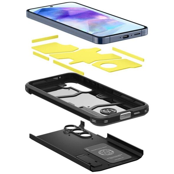 Case SAMSUNG GALAXY A55 5G Spigen Tough Armor black 8809971224437