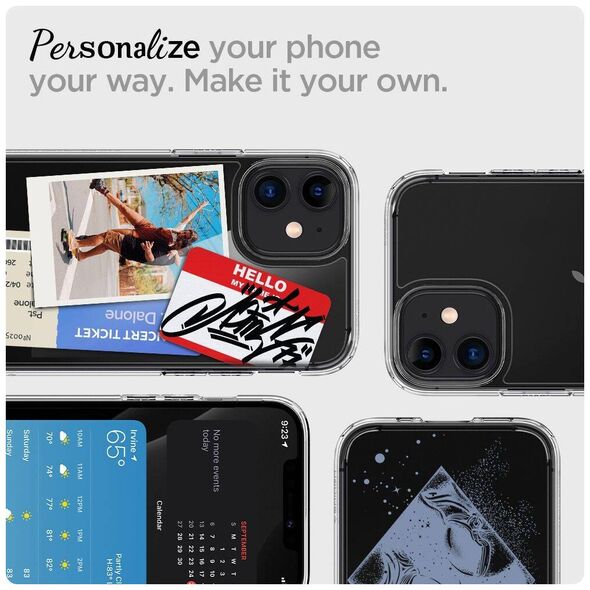 Case IPHONE 12 MINI Spigen Ultra Hybrid Crystal Clear transparent 8809710756786