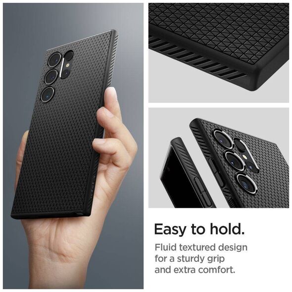 Case SAMSUNG GALAXY S24 ULTRA Spigen Liquid Air Matte black 8809971221726