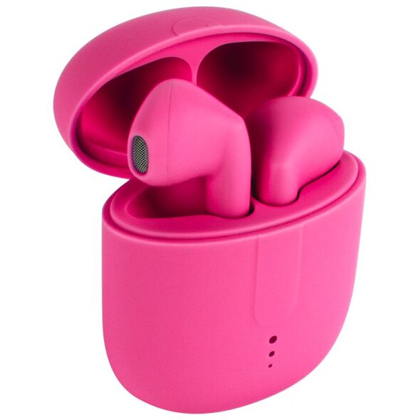 Setty Bluetooth earphones TWS with a charging case STWS-16 pink 5900495033086