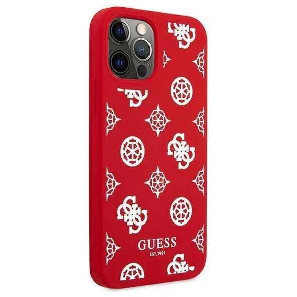 Original Case IPHONE 12 PRO MAX Guess Hard Case Peony Collection (GUHCP12LLSPEWRE) red 3666339004019