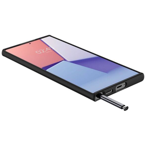 Case SAMSUNG GALAXY S22 ULTRA Spigen Thin Fit black 8809811855463