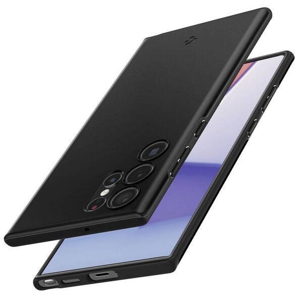 Case SAMSUNG GALAXY S22 ULTRA Spigen Thin Fit black 8809811855463