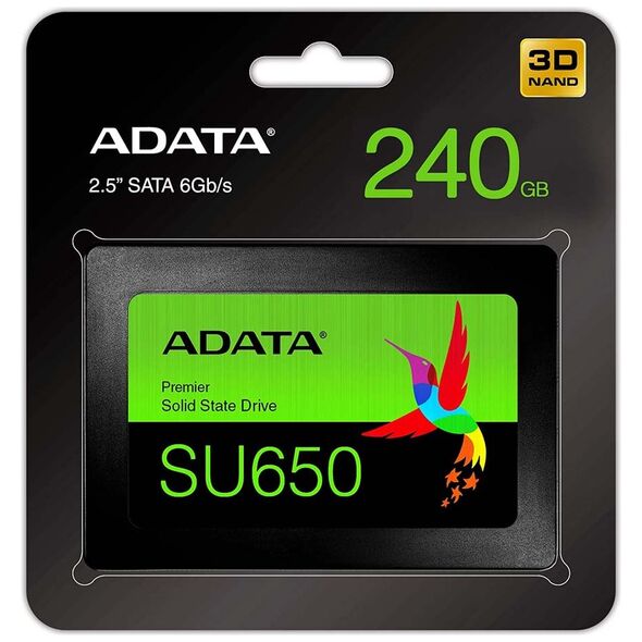 ADATA SSD 240GB Ultimate SU650  (ASU650SS-240GT-R) (ADTASU650SS-240GT-R) έως 12 άτοκες Δόσεις