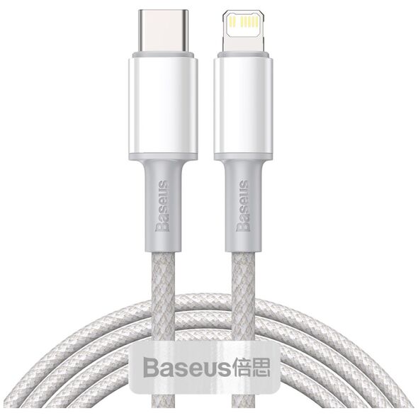 Baseus cable High Density PD USB-C - Lightning 2,0 m white 20W 6953156231955