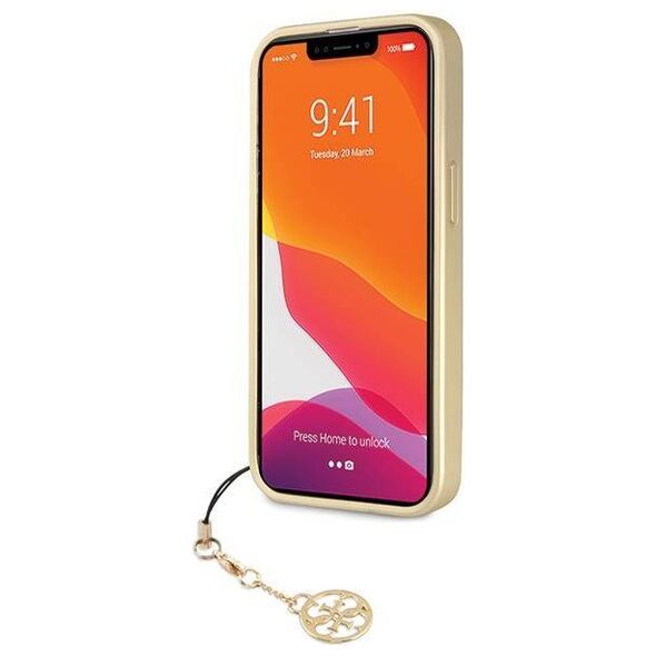 Original Case IPHONE 14 PRO MAX Guess Hardcase 4G Charms Collection (GUHCP14XGF4GGR) gray 3666339169893