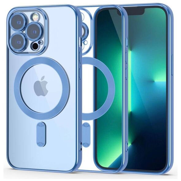 Case IPHONE 13 PRO Tech-Protect MagShine blue 9490713935552