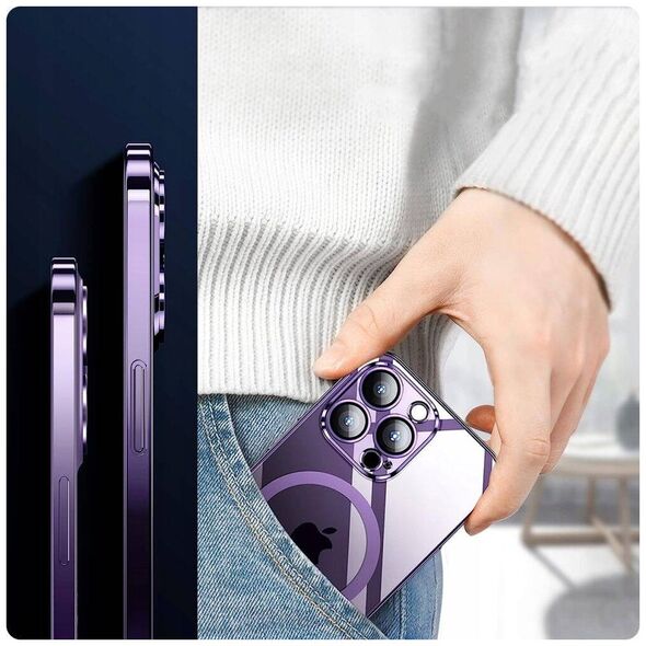 Case IPHONE 13 PRO Tech-Protect MagShine blue 9490713935552