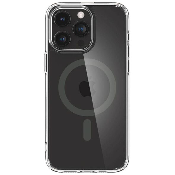 Case APPLE IPHONE 15 PRO MAX Spigen Ultra Hybrid Mag MagSafe Graphite transparent 8809896749268