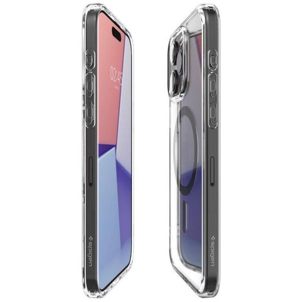 Case APPLE IPHONE 15 PRO MAX Spigen Ultra Hybrid Mag MagSafe Graphite transparent 8809896749268