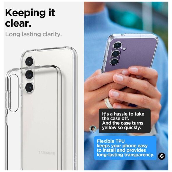 Case SAMSUNG GALAXY S23 FE Spigen Liquid Crystal transparent 8809896746861