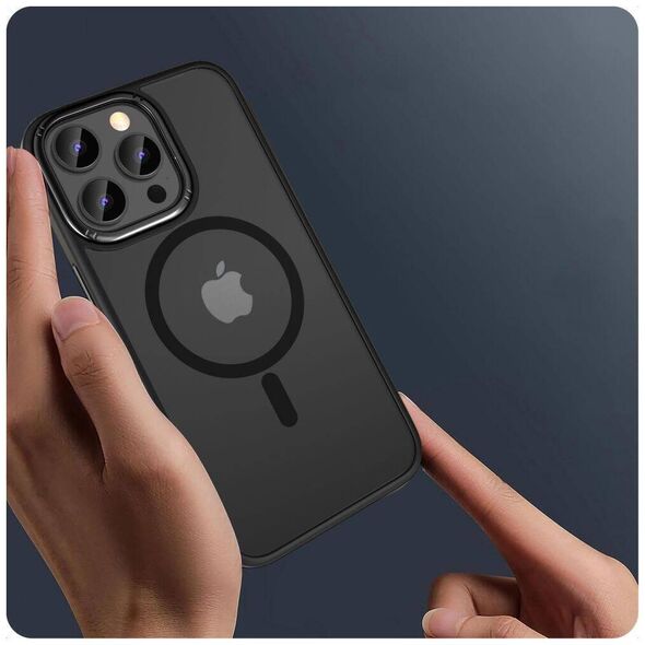 Case APPLE IPHONE 15 PRO MAX Tech-Protect Magmat "2" MagSafe Matte black 5906302307951