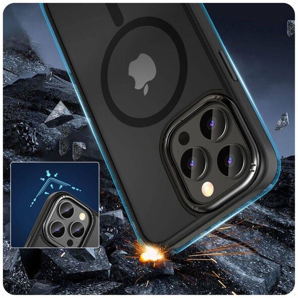 Case APPLE IPHONE 15 PRO MAX Tech-Protect Magmat "2" MagSafe Matte black 5906302307951